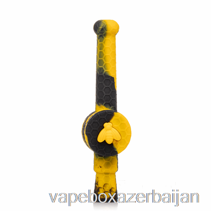 Vape Box Azerbaijan Stratus Reclaimer Honey Dipper Silicone Dab Straw Sol (Black / Yellow)